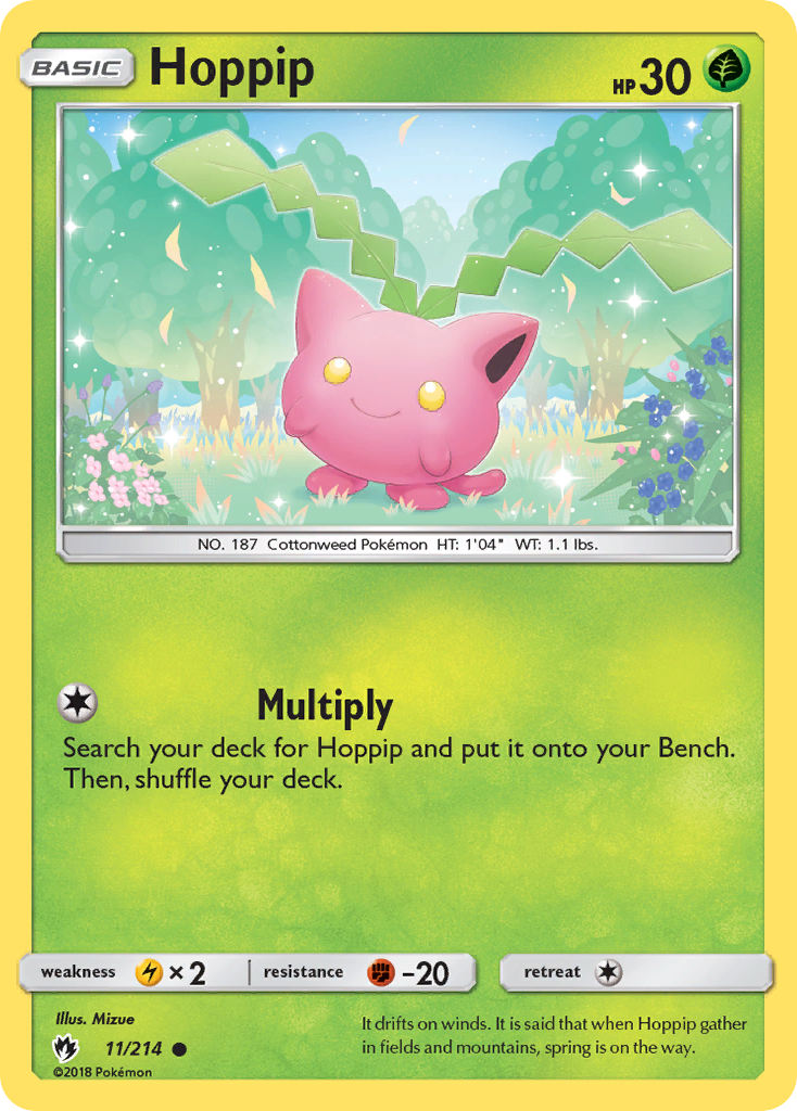 Hoppip (11/214) [Sun & Moon: Lost Thunder] | Rock City Comics