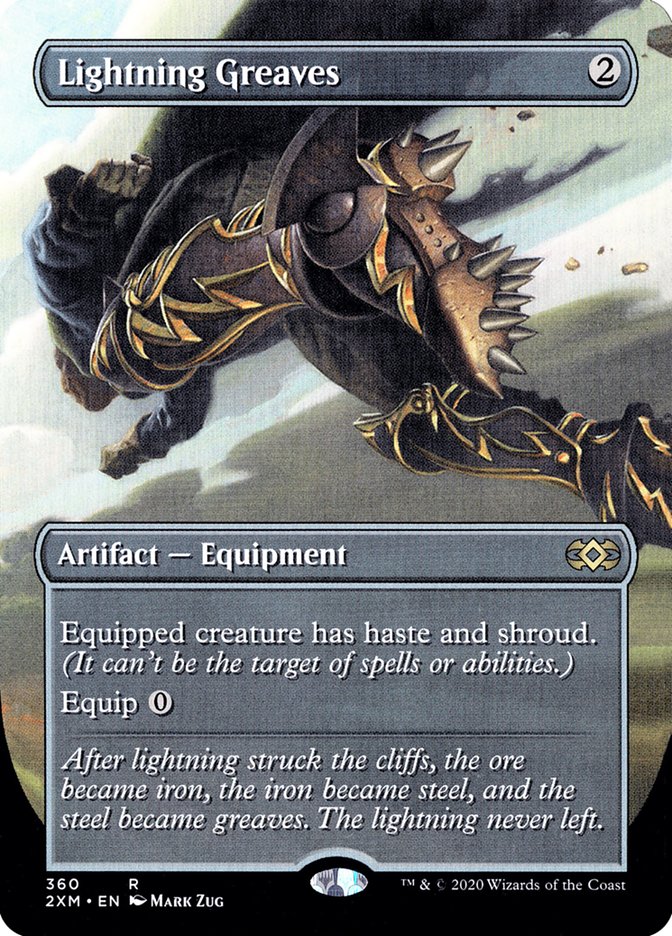 Lightning Greaves (Toppers) [Double Masters Extended Art] | Rock City Comics