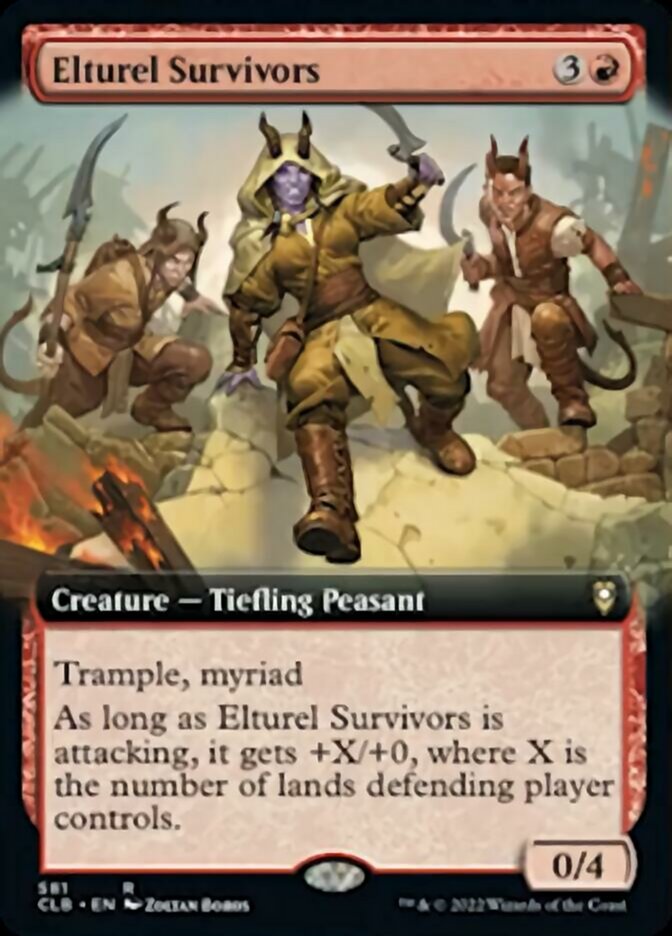 Elturel Survivors (Extended Art) [Commander Legends: Battle for Baldur's Gate] | Rock City Comics
