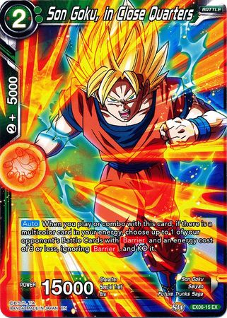 Son Goku, in Close Quarters [EX06-15] | Rock City Comics