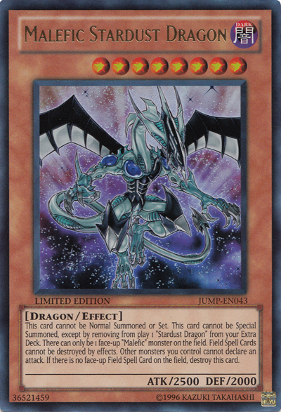 Malefic Stardust Dragon [JUMP-EN043] Ultra Rare | Rock City Comics