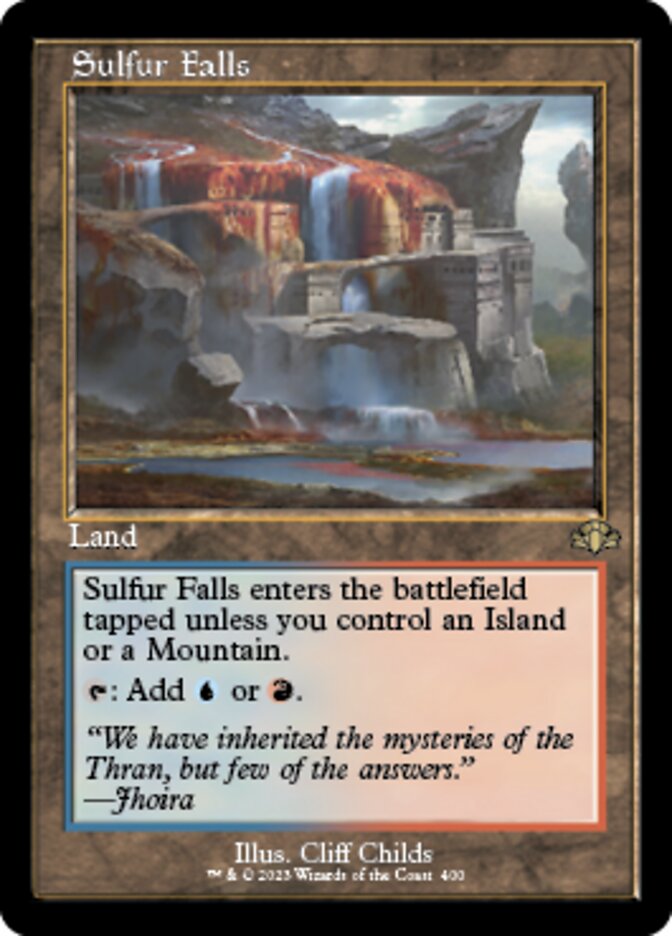 Sulfur Falls (Retro) [Dominaria Remastered] | Rock City Comics