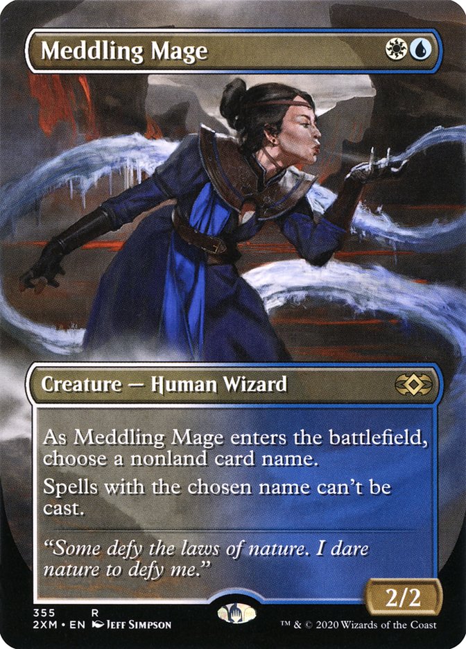 Meddling Mage (Toppers) [Double Masters Extended Art] | Rock City Comics