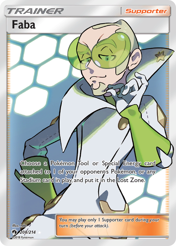 Faba (208/214) [Sun & Moon: Lost Thunder] | Rock City Comics