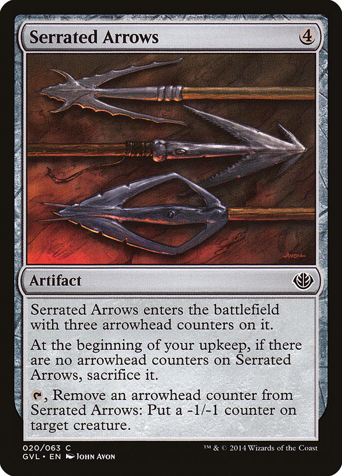 Serrated Arrows (Garruk vs. Liliana) [Duel Decks Anthology] | Rock City Comics