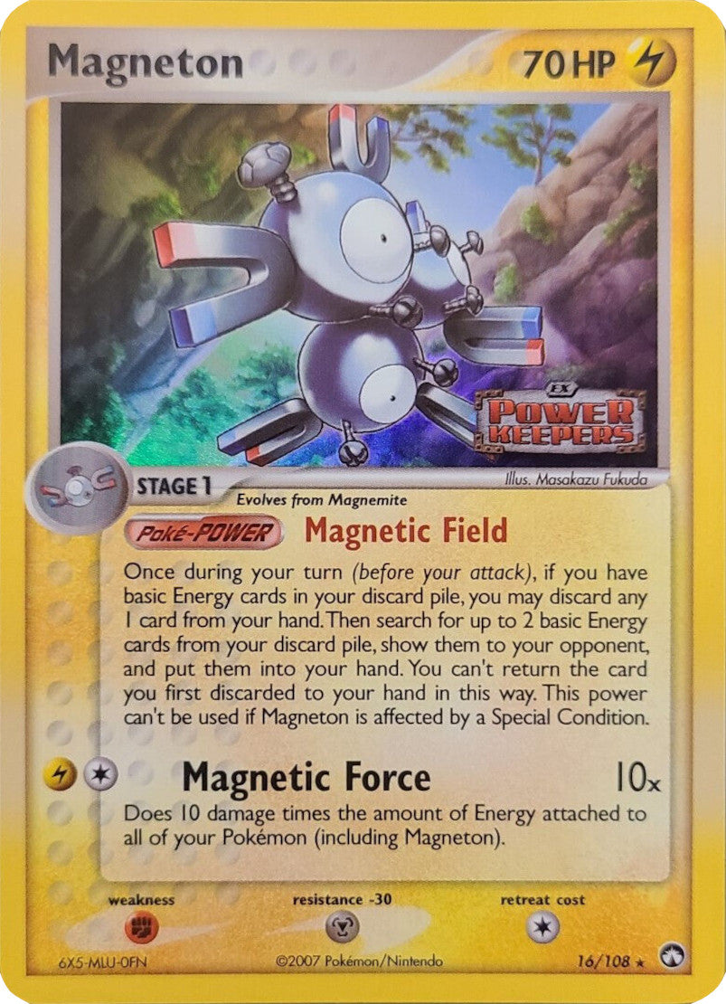 Magneton (16/108) (Stamped) [EX: Power Keepers] | Rock City Comics