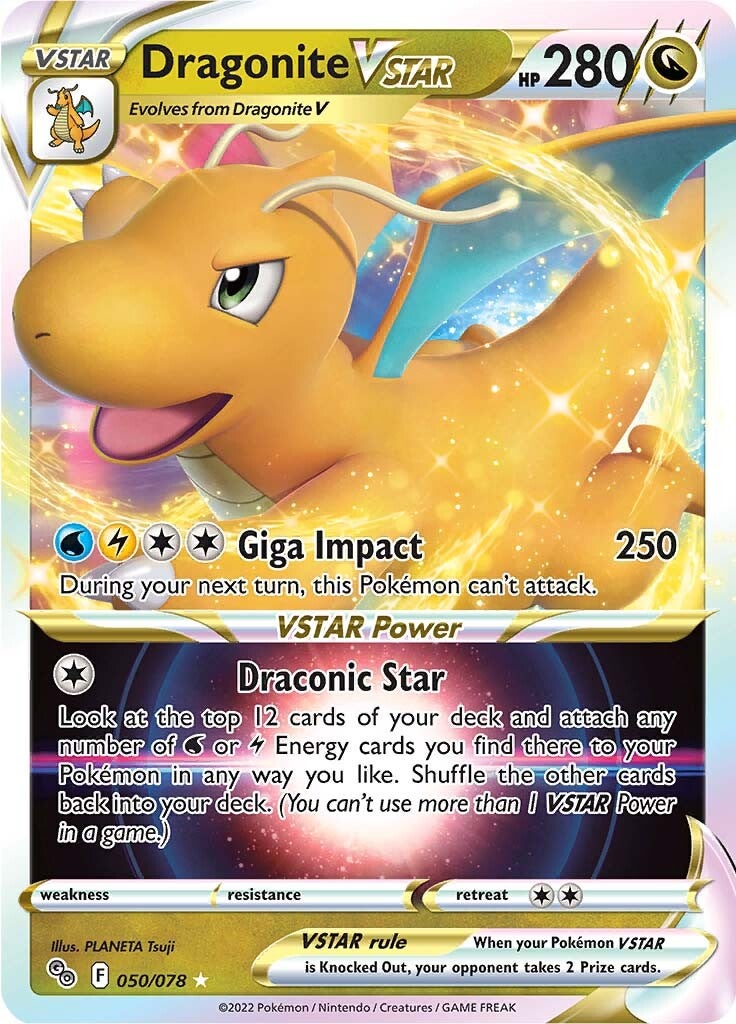 Dragonite VSTAR (050/078) [Pokémon GO] | Rock City Comics