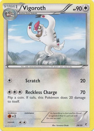 Vigoroth (28/30) [XY: Trainer Kit 1 - Bisharp] | Rock City Comics