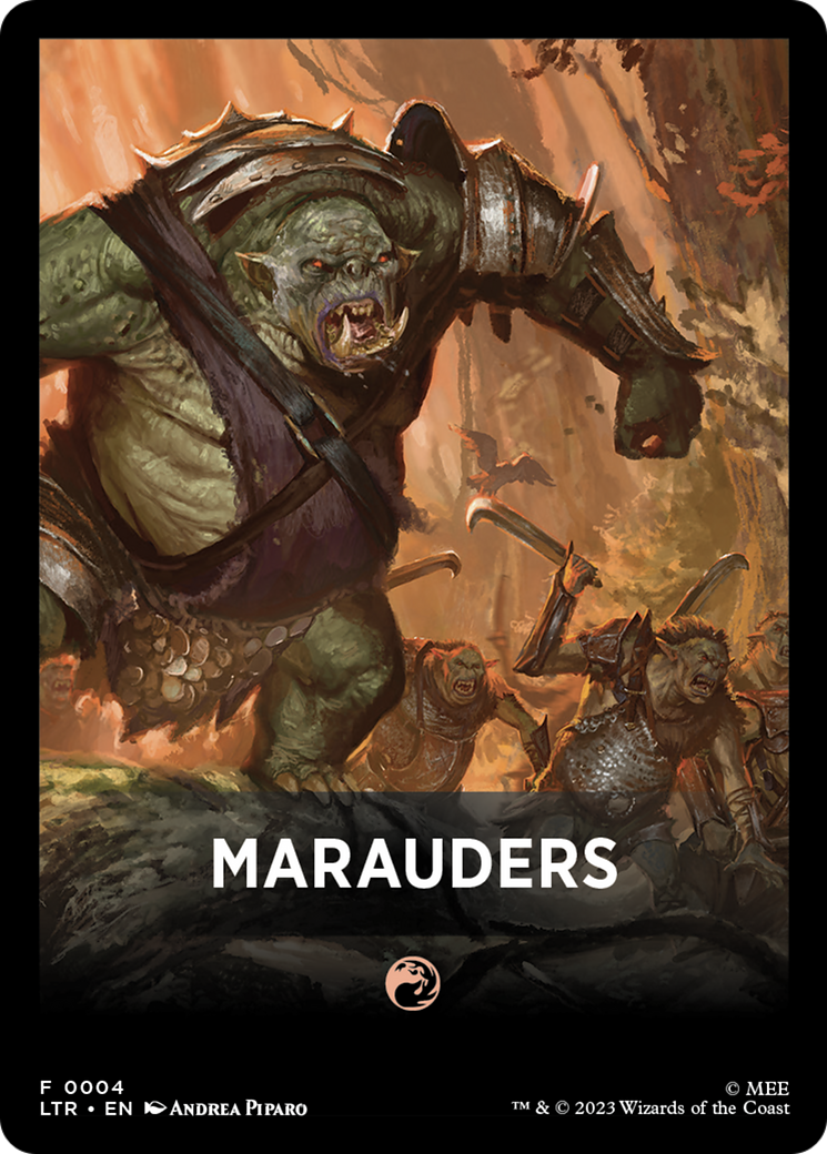 Marauders Theme Card [The Lord of the Rings: Tales of Middle-Earth Tokens] | Rock City Comics