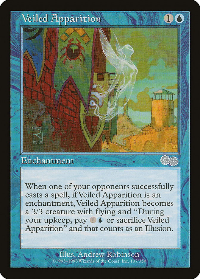 Veiled Apparition [Urza's Saga] | Rock City Comics