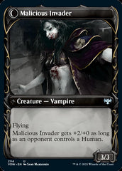 Innocent Traveler // Malicious Invader (Showcase Fang Frame) [Innistrad: Crimson Vow] | Rock City Comics