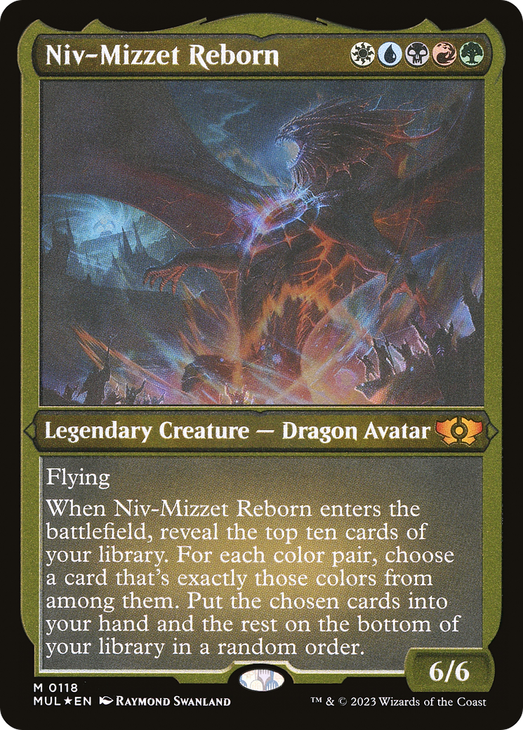 Niv-Mizzet Reborn (Foil Etched) [Multiverse Legends] | Rock City Comics