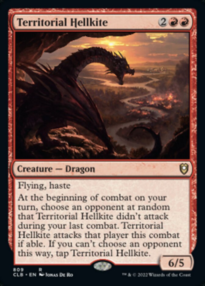 Territorial Hellkite [Commander Legends: Battle for Baldur's Gate] | Rock City Comics