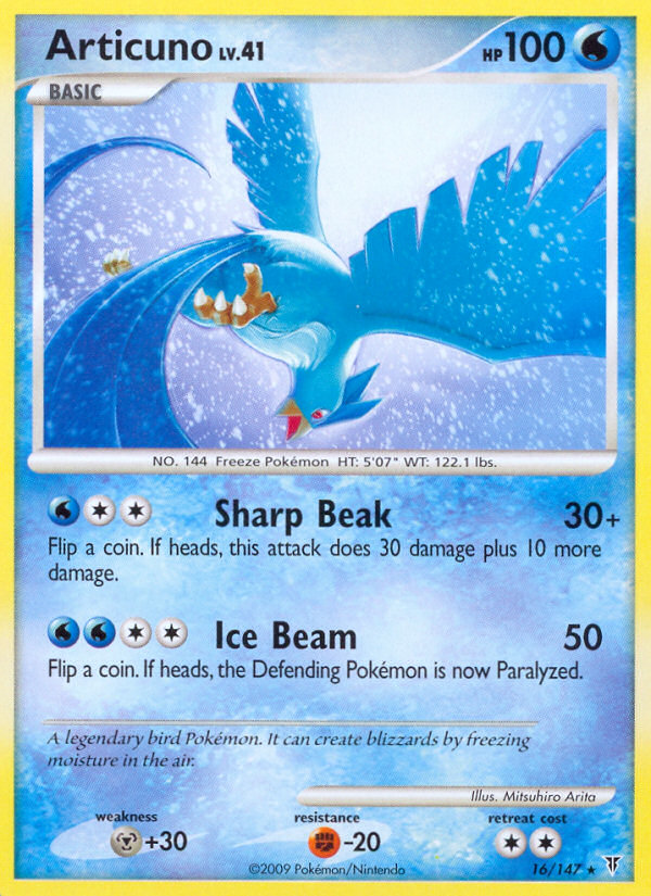 Articuno (16/147) [Platinum: Supreme Victors] | Rock City Comics