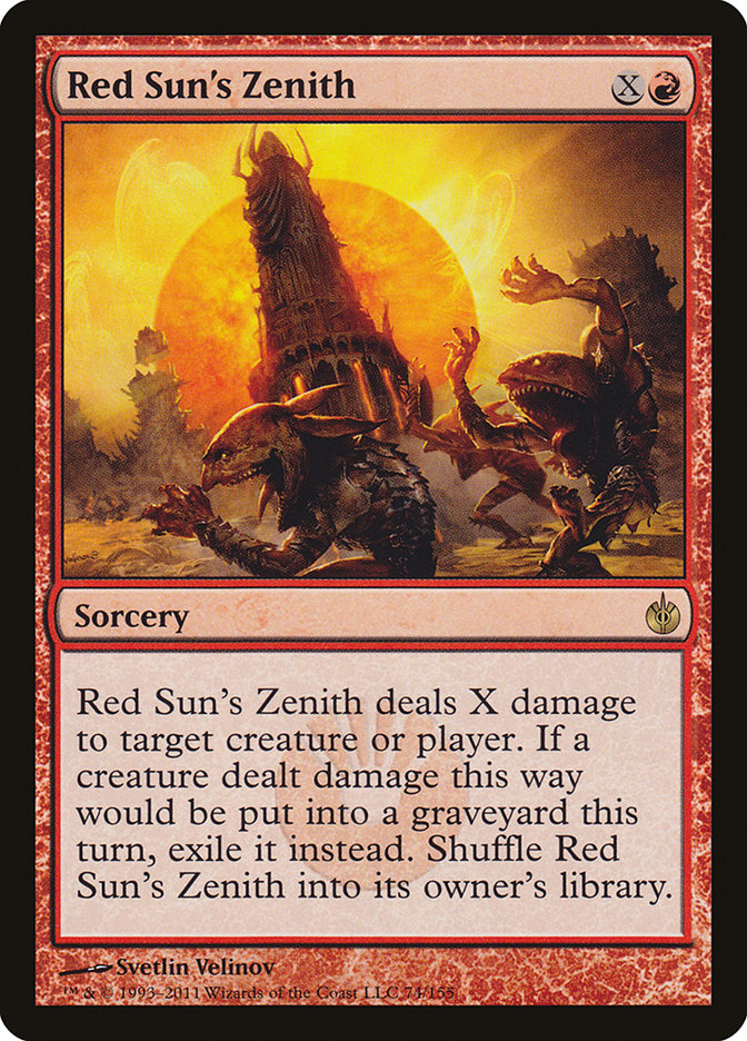 Red Sun's Zenith [Mirrodin Besieged] | Rock City Comics