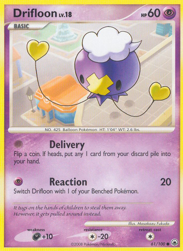 Drifloon (61/100) [Diamond & Pearl: Majestic Dawn] | Rock City Comics