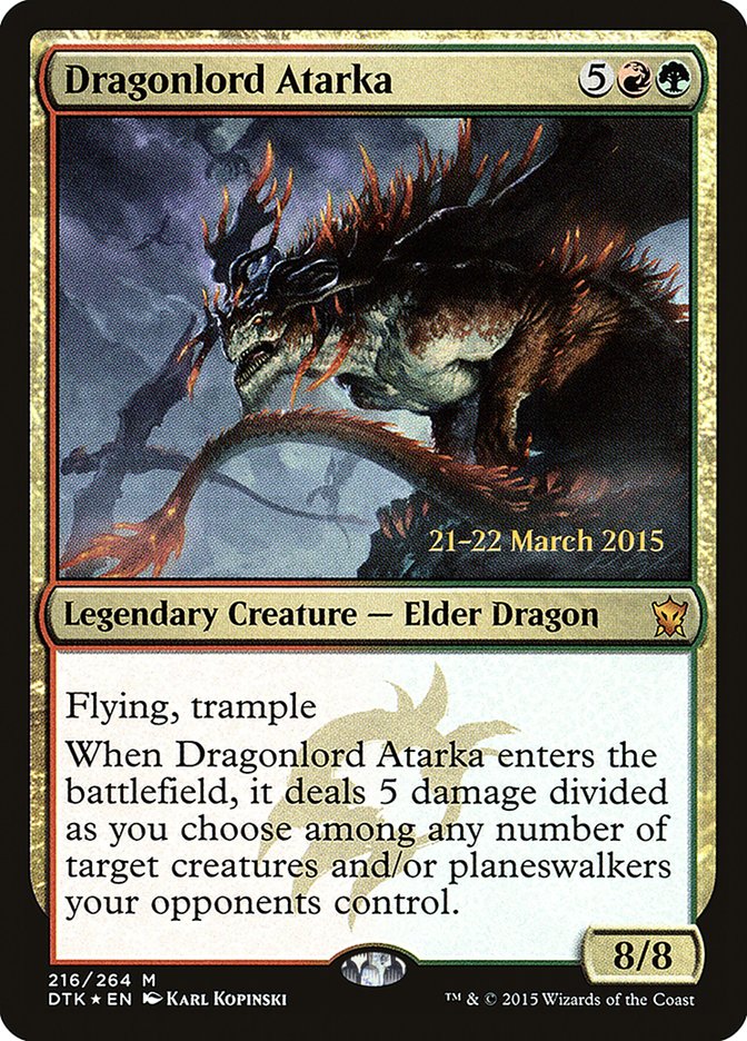 Dragonlord Atarka  [Dragons of Tarkir Prerelease Promos] | Rock City Comics