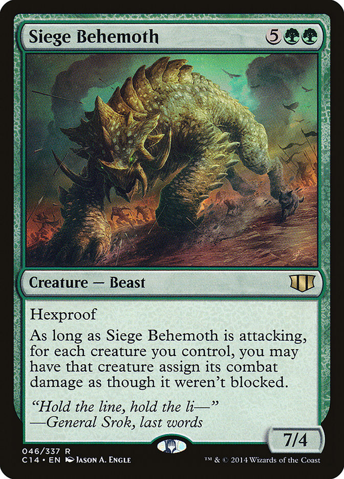 Siege Behemoth [Commander 2014] | Rock City Comics