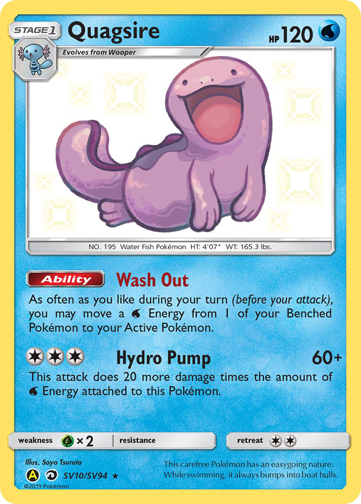 Quagsire (SV10/SV94) [Sun & Moon: Hidden Fates - Shiny Vault] | Rock City Comics