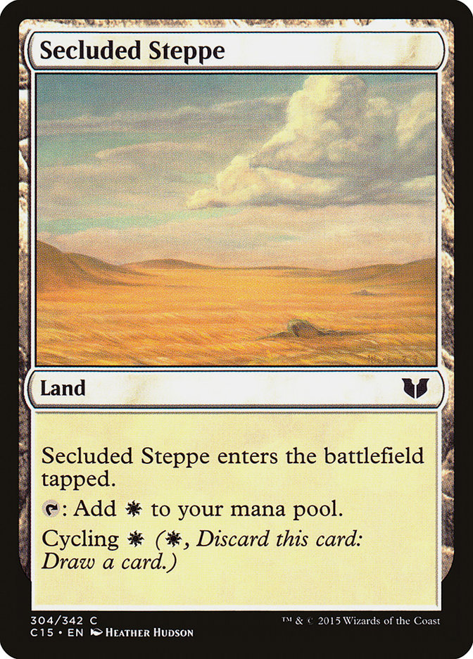 Secluded Steppe [Commander 2015] | Rock City Comics