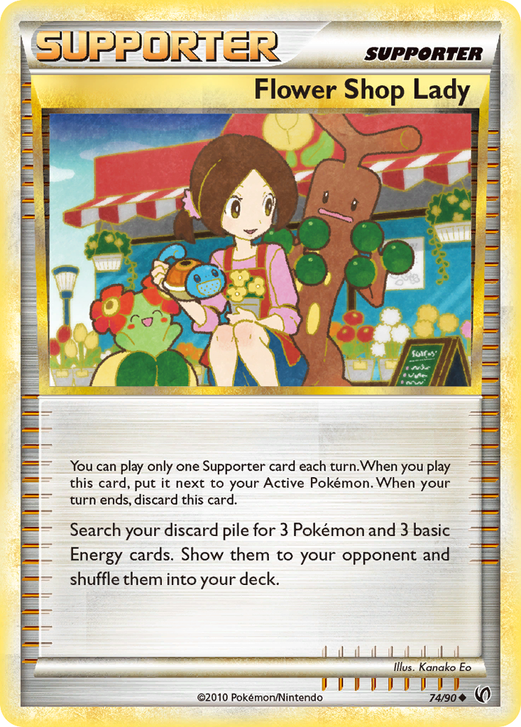 Flower Shop Lady (74/90) [HeartGold & SoulSilver: Undaunted] | Rock City Comics