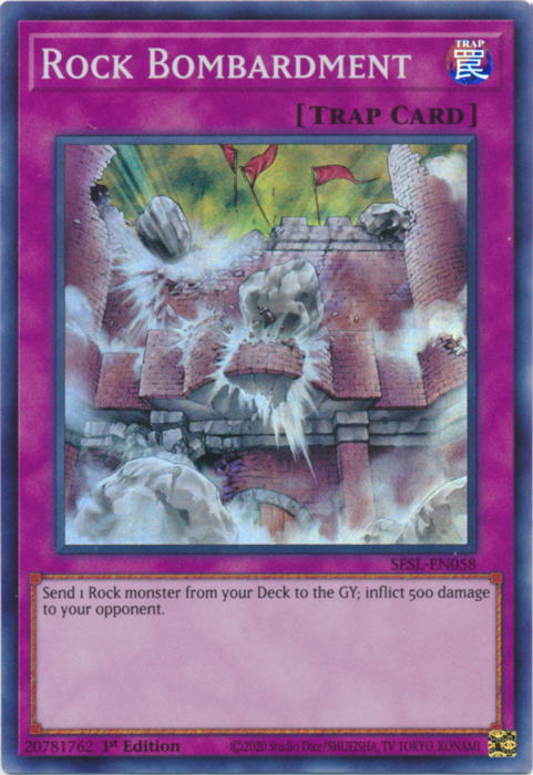 Rock Bombardment [SESL-EN058] Super Rare | Rock City Comics