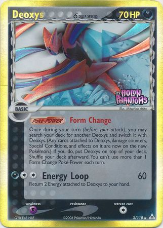 Deoxys (3/110) (Delta Species) (Stamped) [EX: Holon Phantoms] | Rock City Comics