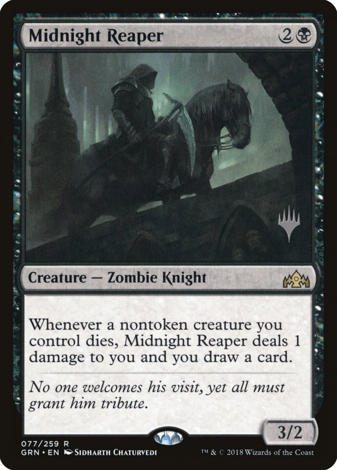 Midnight Reaper (Promo Pack) [Guilds of Ravnica Promos] | Rock City Comics