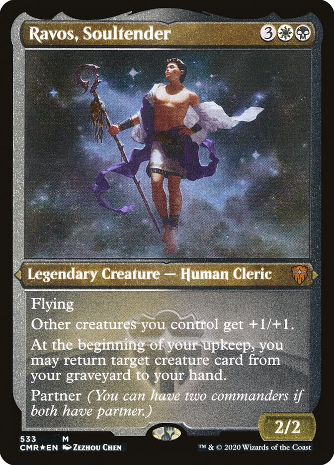 Ravos, Soultender (Etched) [Commander Legends] | Rock City Comics