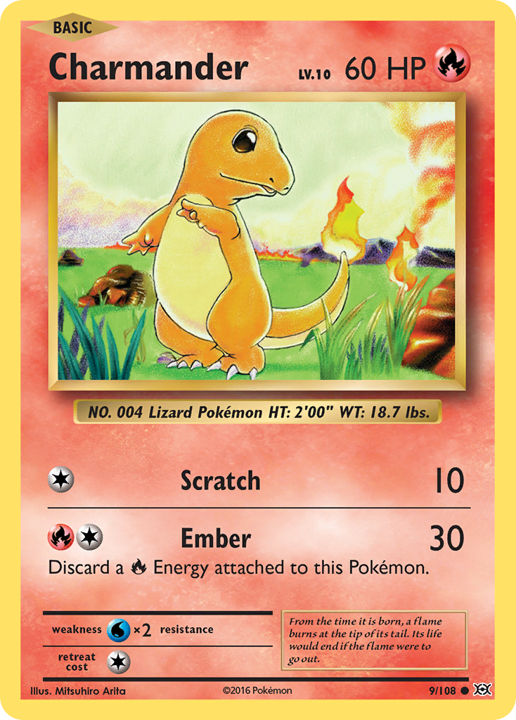 Charmander (9/108) [XY: Evolutions] | Rock City Comics