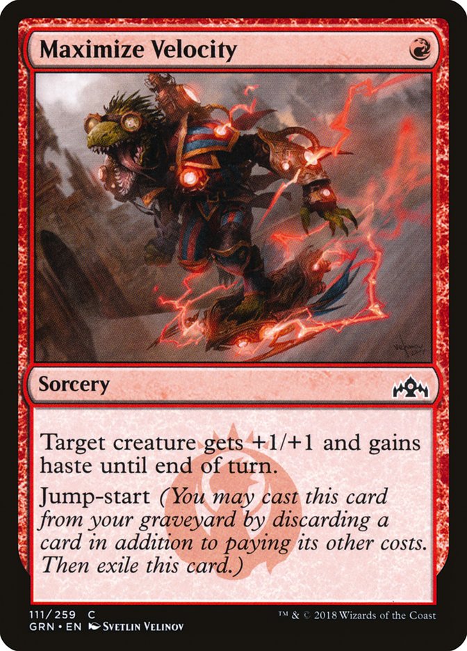 Maximize Velocity [Guilds of Ravnica] | Rock City Comics