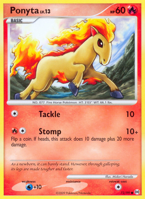 Ponyta (72/99) [Platinum: Arceus] | Rock City Comics