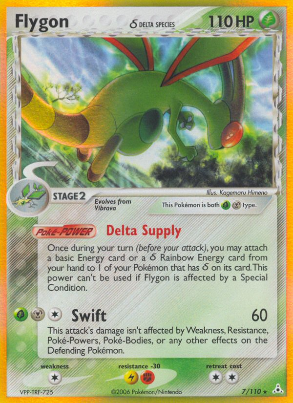 Flygon (7/110) (Delta Species) [EX: Holon Phantoms] | Rock City Comics