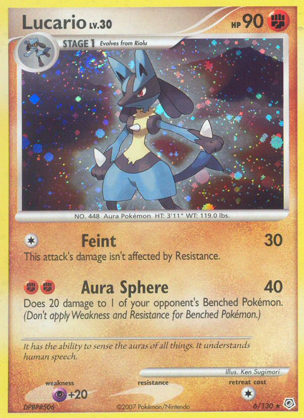 Lucario (6/130) [Diamond & Pearl: Base Set] | Rock City Comics