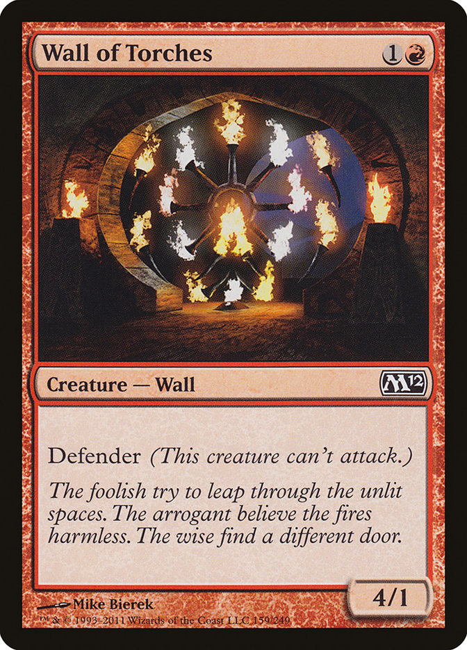 Wall of Torches [Magic 2012] | Rock City Comics