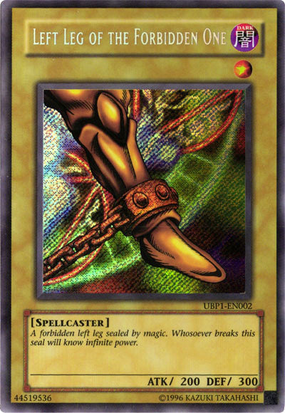 Left Leg of the Forbidden One [UBP1-EN002] Secret Rare | Rock City Comics