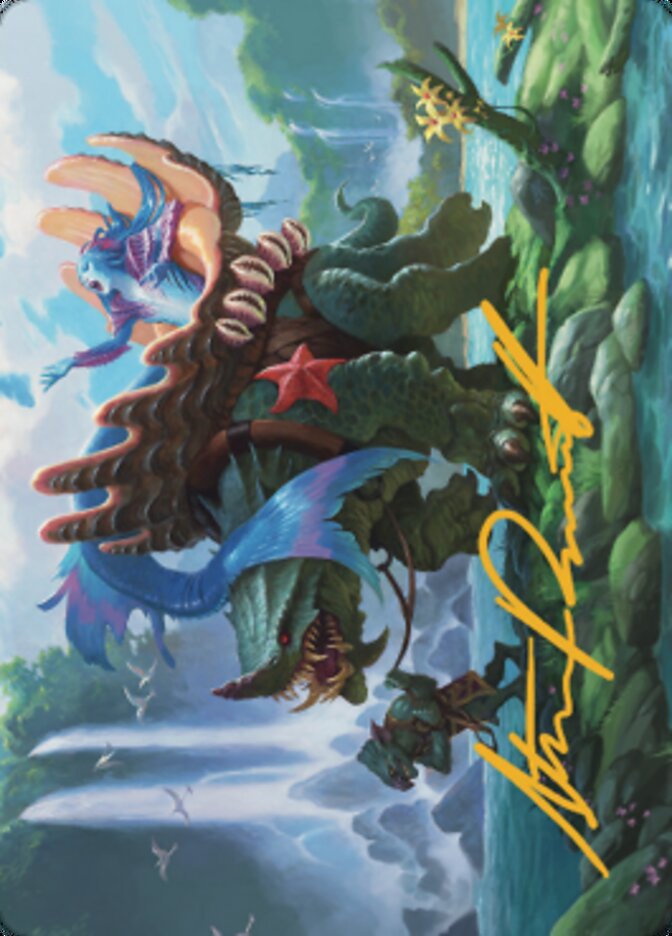 Vodalian Mindsinger Art Card (Gold-Stamped Signature) [Dominaria United Art Series] | Rock City Comics