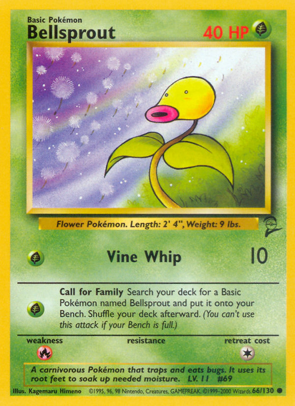 Bellsprout (66/130) [Base Set 2] | Rock City Comics