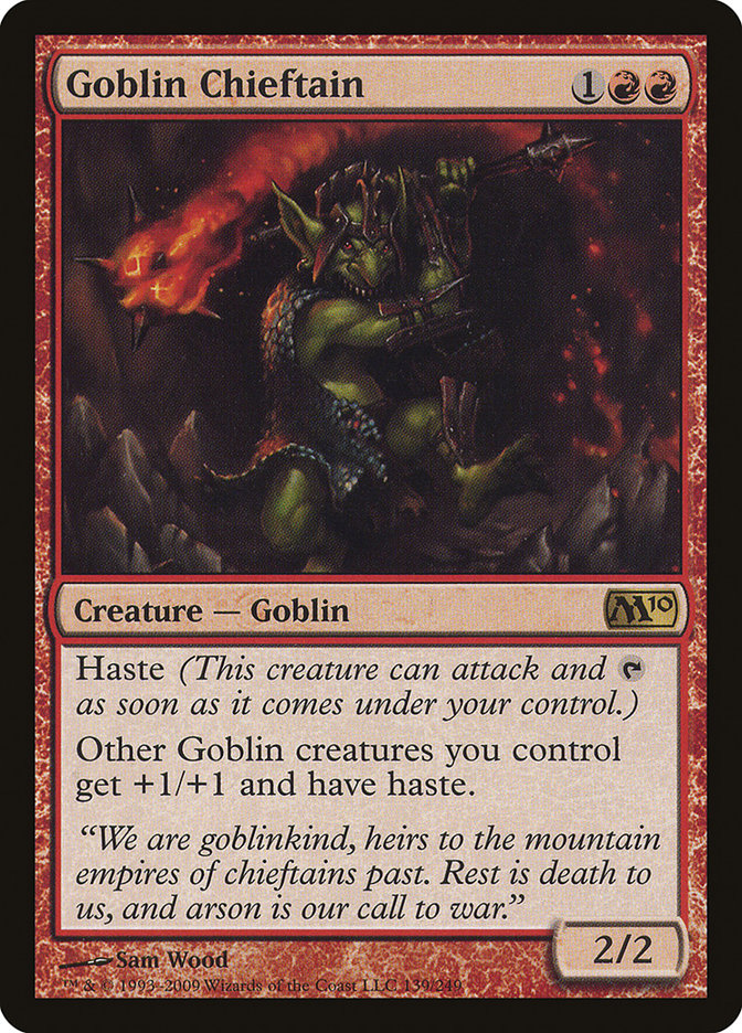 Goblin Chieftain [Magic 2010] | Rock City Comics