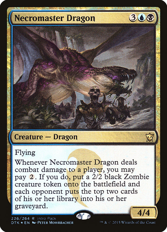 Necromaster Dragon (Intro Pack) [Dragons of Tarkir Promos] | Rock City Comics