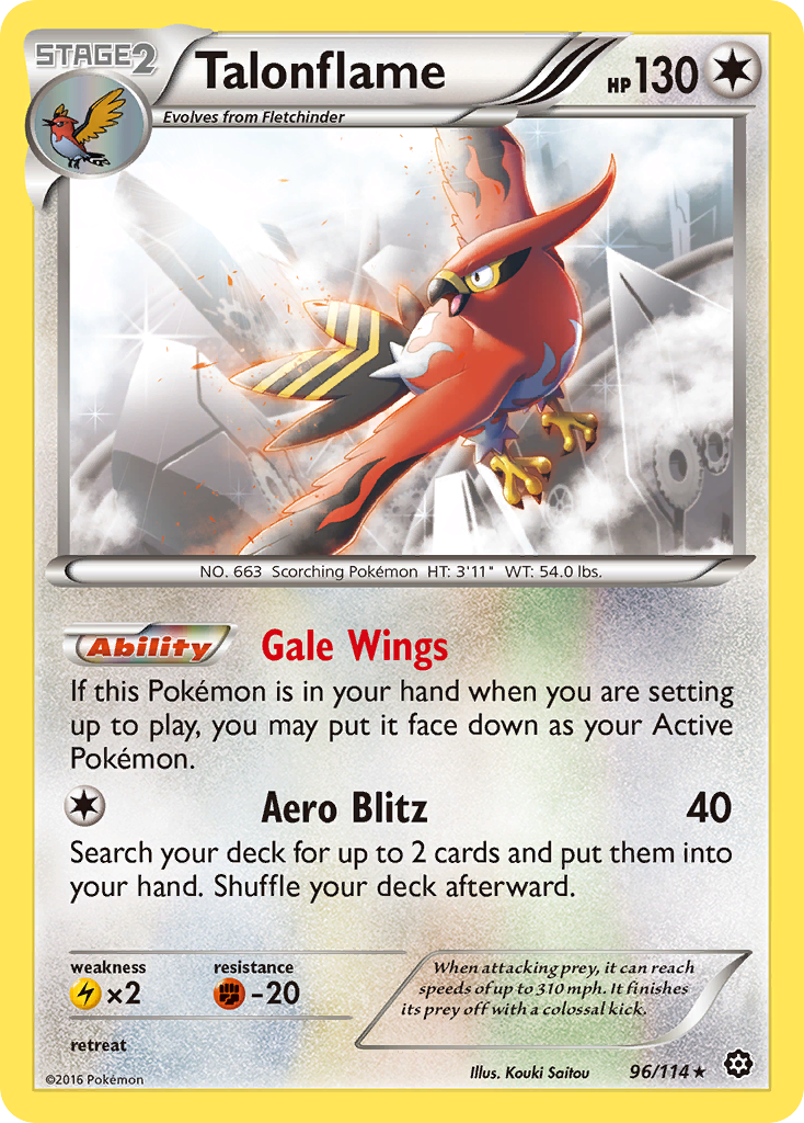 Talonflame (96/114) [XY: Steam Siege] | Rock City Comics