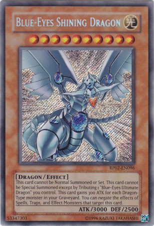 Blue-Eyes Shining Dragon [RP02-EN096] Secret Rare | Rock City Comics