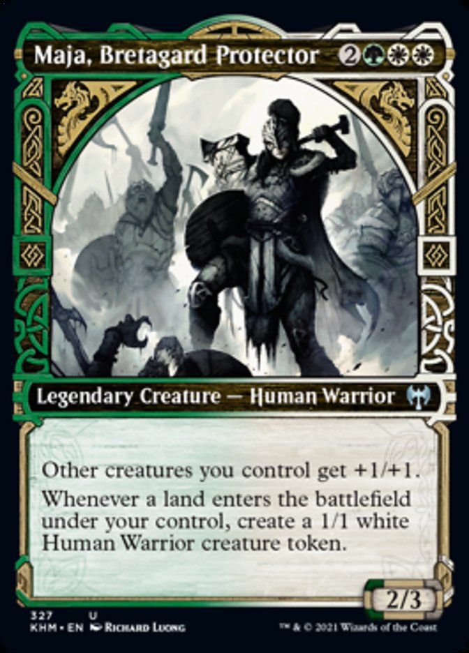 Maja, Bretagard Protector (Showcase) [Kaldheim] | Rock City Comics