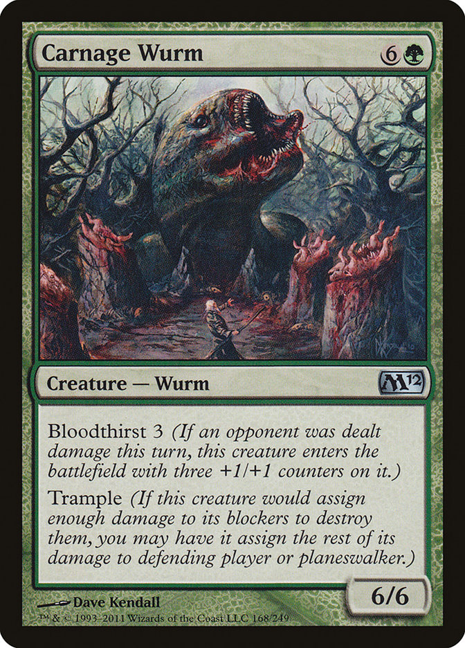 Carnage Wurm [Magic 2012] | Rock City Comics