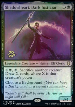 Shadowheart, Dark Justiciar [Commander Legends: Battle for Baldur's Gate Prerelease Promos] | Rock City Comics