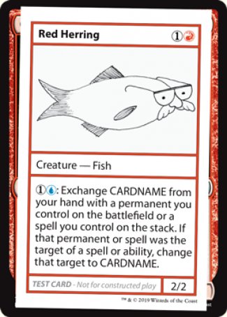 Red Herring (2021 Edition) [Mystery Booster Playtest Cards] | Rock City Comics