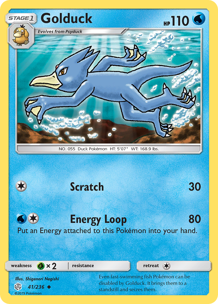 Golduck (41/236) [Sun & Moon: Cosmic Eclipse] | Rock City Comics