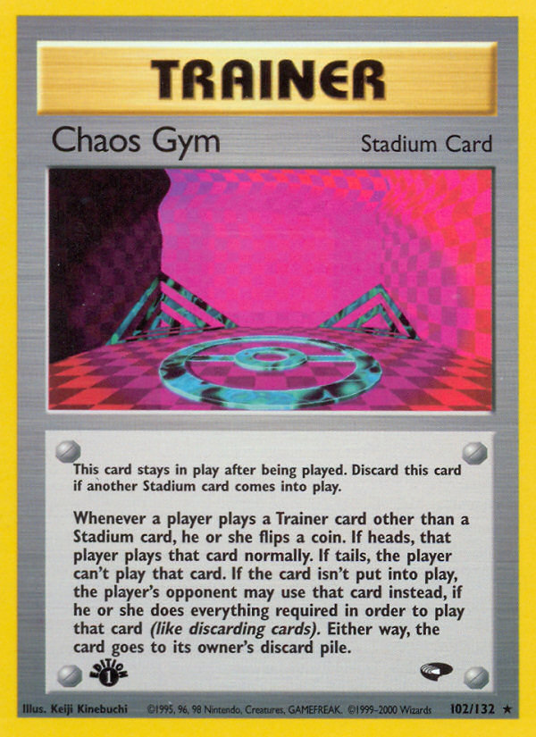 Chaos Gym (102/132) [Gym Challenge 1st Edition] | Rock City Comics