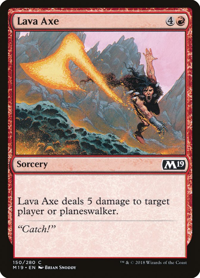 Lava Axe [Core Set 2019] | Rock City Comics