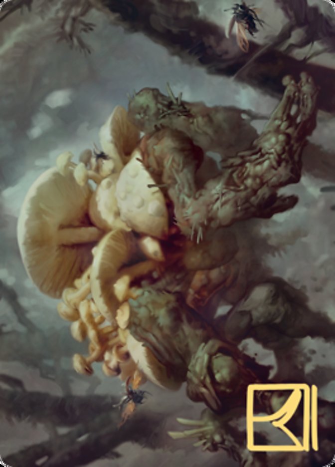 Swarm Shambler Art Card (Gold-Stamped Signature) [Zendikar Rising Art Series] | Rock City Comics